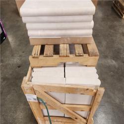 Phoenix MSI Aegean Pearl 5 cm x 12 in. x 24 in. Tumbled Marble Pool Coping (100 sq. ft. 50 Pieces)