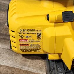 HOUSTON LOCATION - AS-IS DEWALT FLEXVOLT 60V MAX Cordless Brushless 7-1/4 in. Wormdrive Style Circular Saw (Tool Only)
