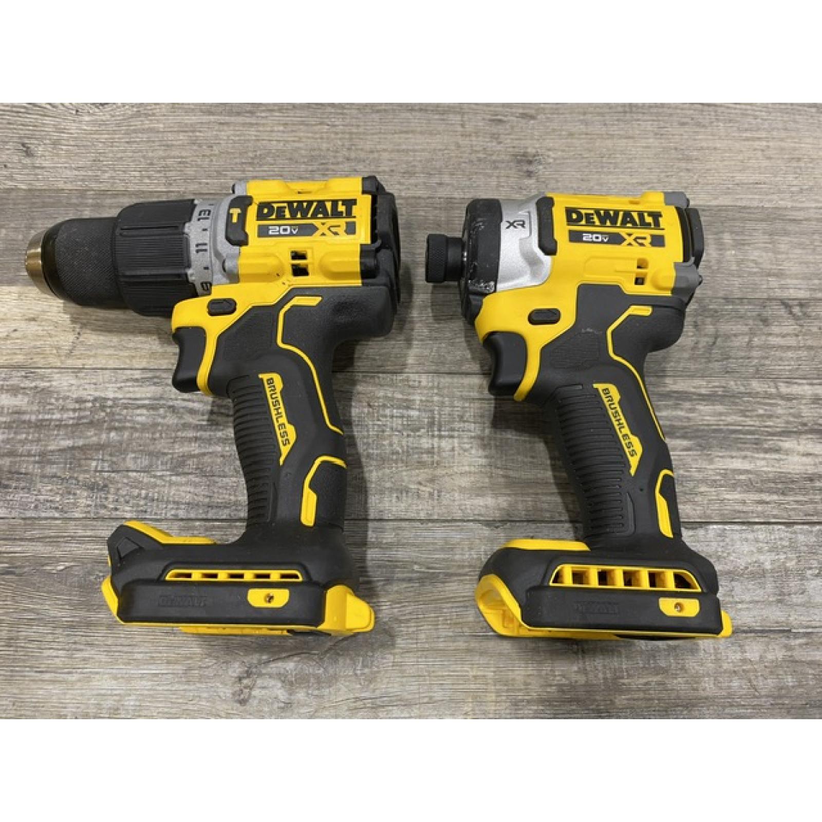 AS-IS DEWALT 20V XR Lithium-Ion Cordless 2-Tool Combo Kit