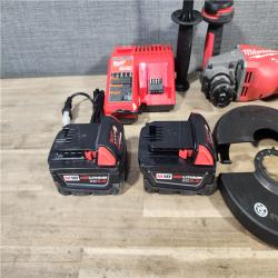 HOUSTON LOCATION - AS-IS MILWAUKEE 4 TOOL COMBO KIT W/ (2) BATTERY & CHARGER