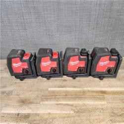 HOUSTON LOCATION - AS-IS MILWAUKEE 4 LASER TOOL COMBO
