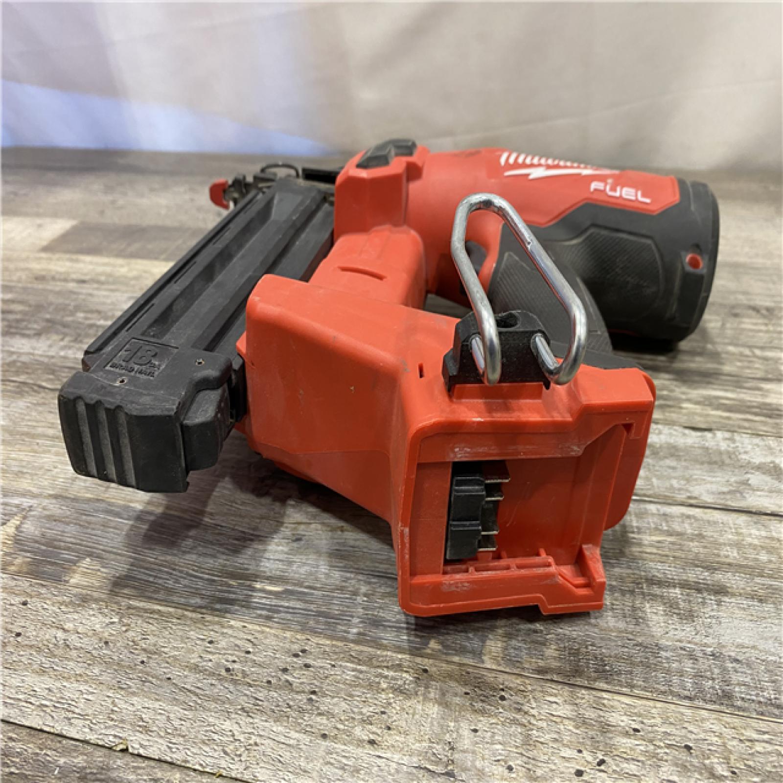 AS-IS Milwaukee FUEL 18-Volt Lithium-Ion Brushless Cordless Gen II 18-Gauge Brad Nailer (Tool-Only)
