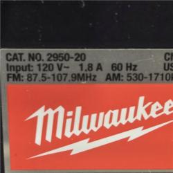 AS-IS Milwaukee 2950-20 18V M18 PACKOUT Cordless Radio + Charger (Tool Only)