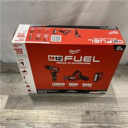 NEW - Milwaukee FUEL 12-Volt Li-Ion Brushless Cordless Hammer Drill (3-Tool) Combo Kit