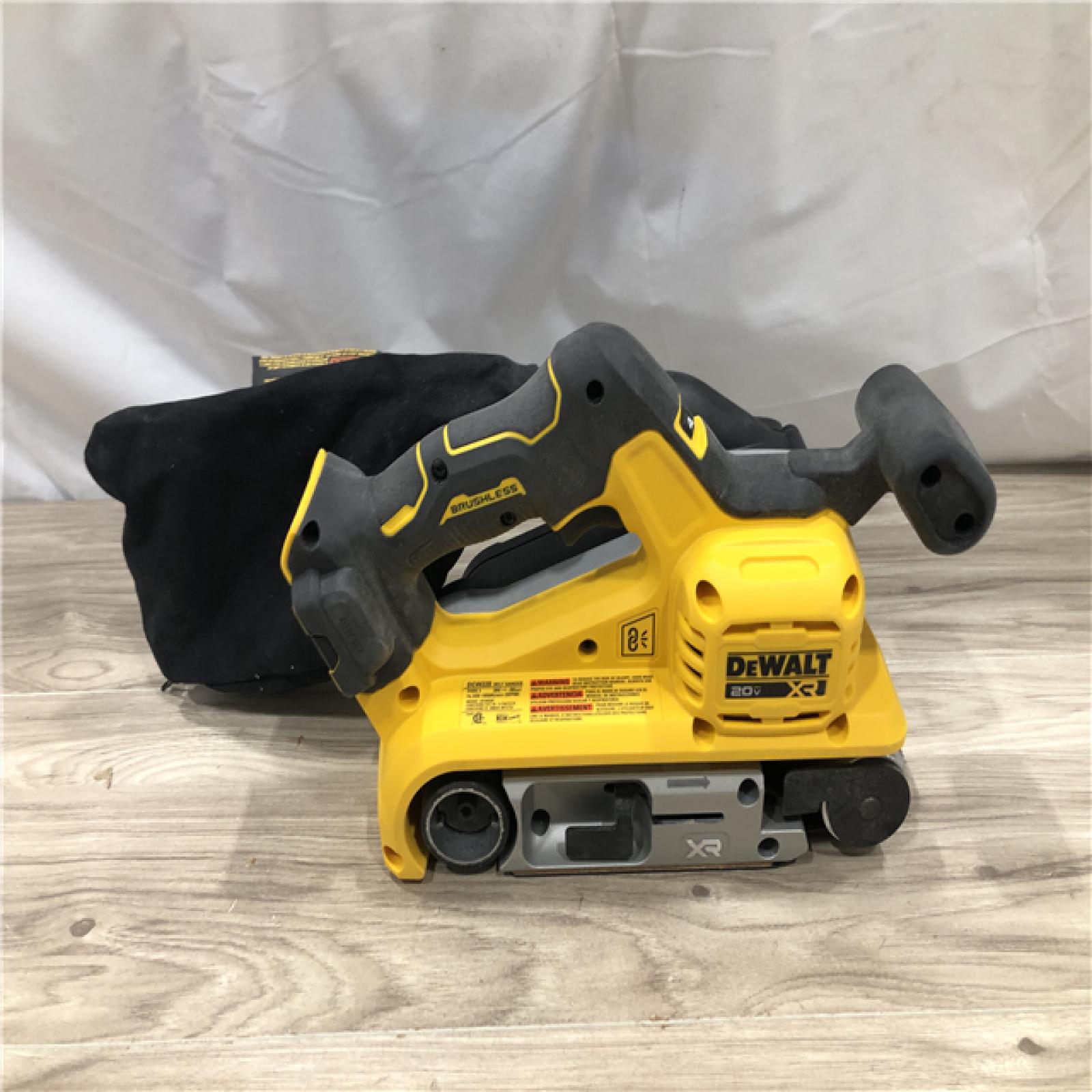AS-IS DEWALT 20V MAX* XR Cordless Belt Sander (Tool-Only)