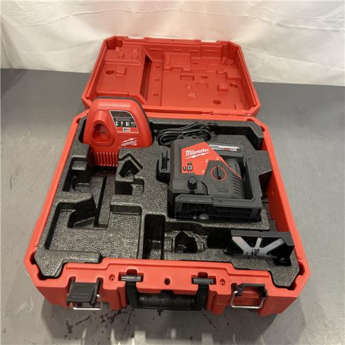 AS-IS - Milwaukee M12 12-Volt Lithium-Ion Cordless Green 250 ft. 3-Plane Laser Level Kit