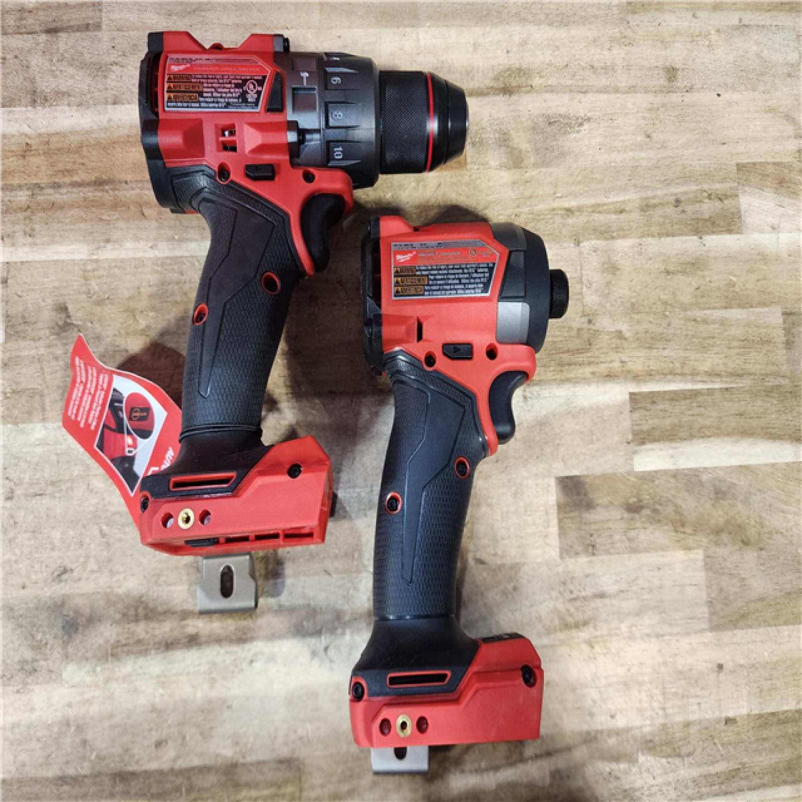 HOUSTON LOCATION - AS-IS (APPEARS LIKE NEW) Milwaukee FUEL 18V Lithium-Ion Brushless Cordless Hammer Drill and Impact Driver Combo Kit