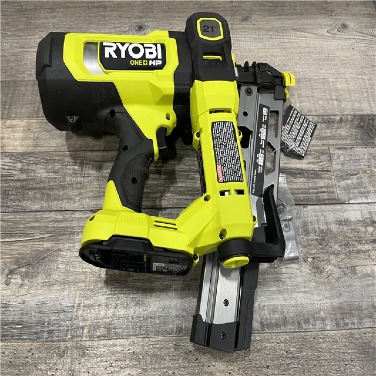 AS-IS RYOBI ONE+ HP 18V Brushless Cordless AirStrike 21° Framing Nailer (Tool Only)