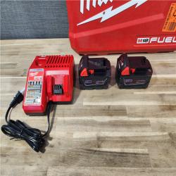 HOUSTON LOCATION - AS-IS MILWAUKEE M18 FUEL 18V Lithium-Ion Brushless Cordless Hammer Drill and Impact Driver Combo Kit (2-Tool) with 2 Batteries