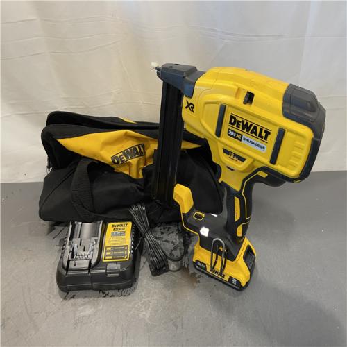 AS-IS - DeWALT 20V MAX XR Lithium-Ion Cordless 18-Gauge Narrow Crown Stapler Kit