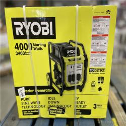 DALLAS LOCATION- NEW! RYOBI 4000 WATT GAS GENERATOR WITH CO DETECT