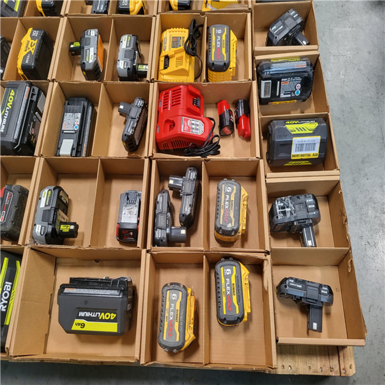 CALIFORNIA AS-IS BATTERY PALLET