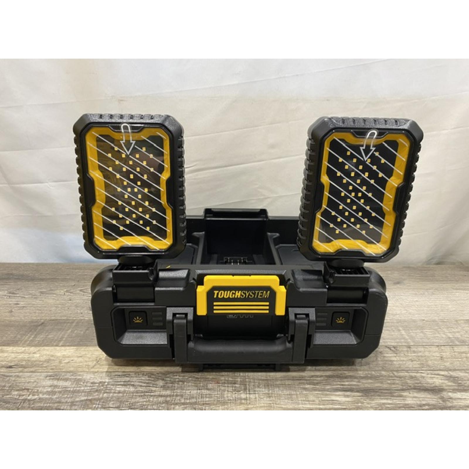 AS-IS DEWALT Tough System 2.0 Flex Volt 20V/60V Cordless LED Adjustable Work Light