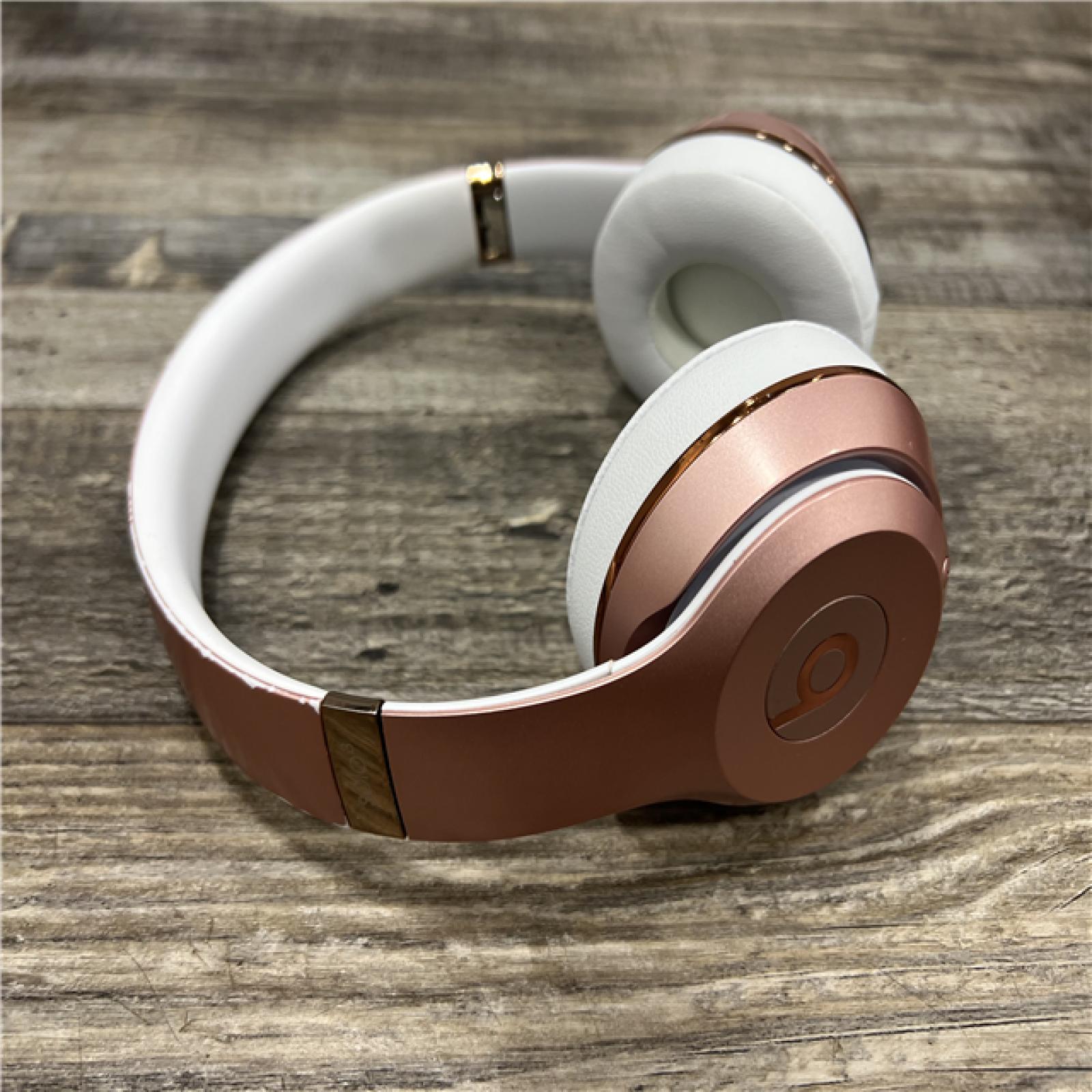 AS-IS Beats Solo3 Wireless On-Ear Headphones -Rose Gold