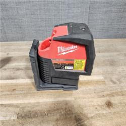 HOUSTON LOCATION - AS-IS Milwaukee Green 125 Ft. Cross Line and Plumb Points Laser Level Kit