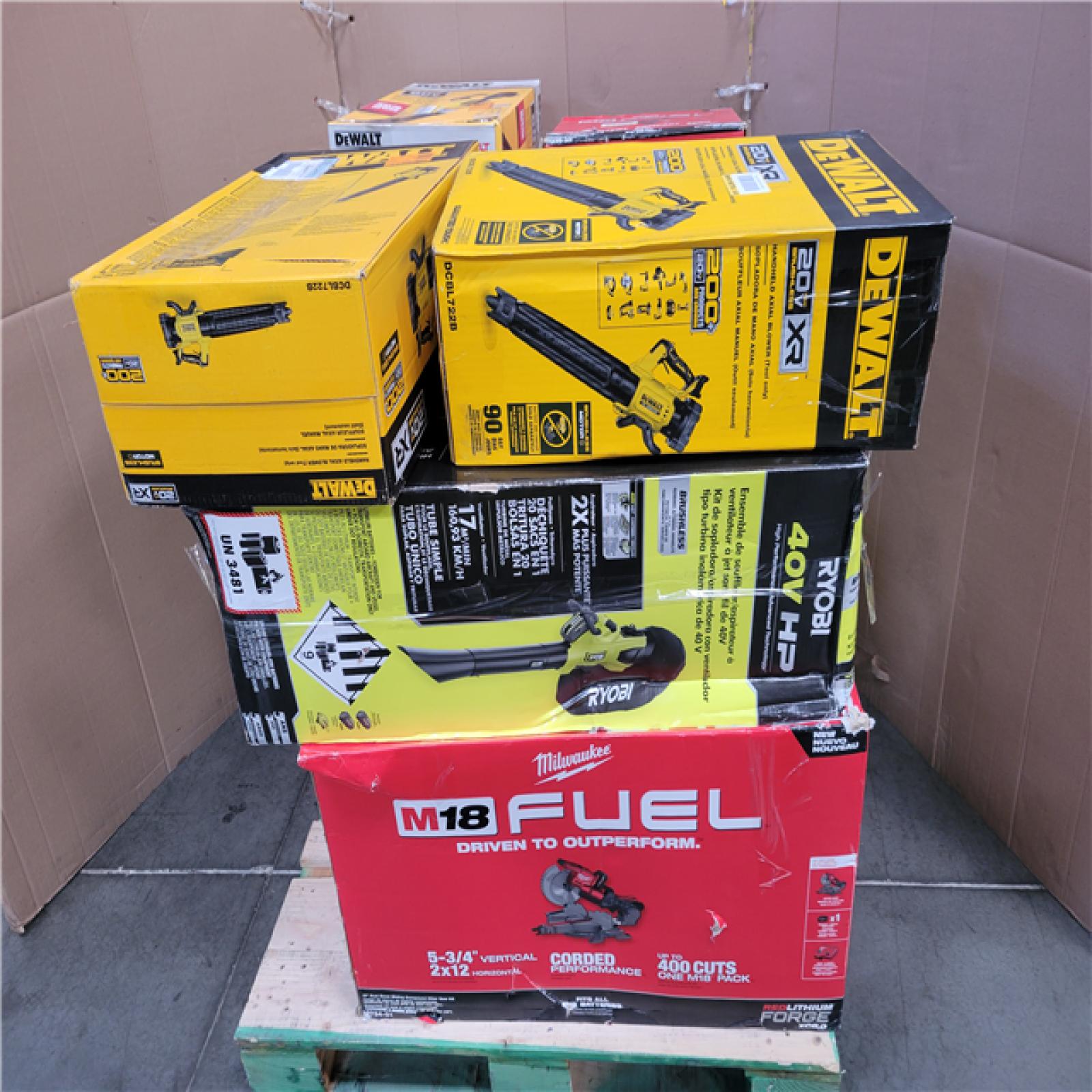 CALIFORNIA AS-IS TOOL PALLET