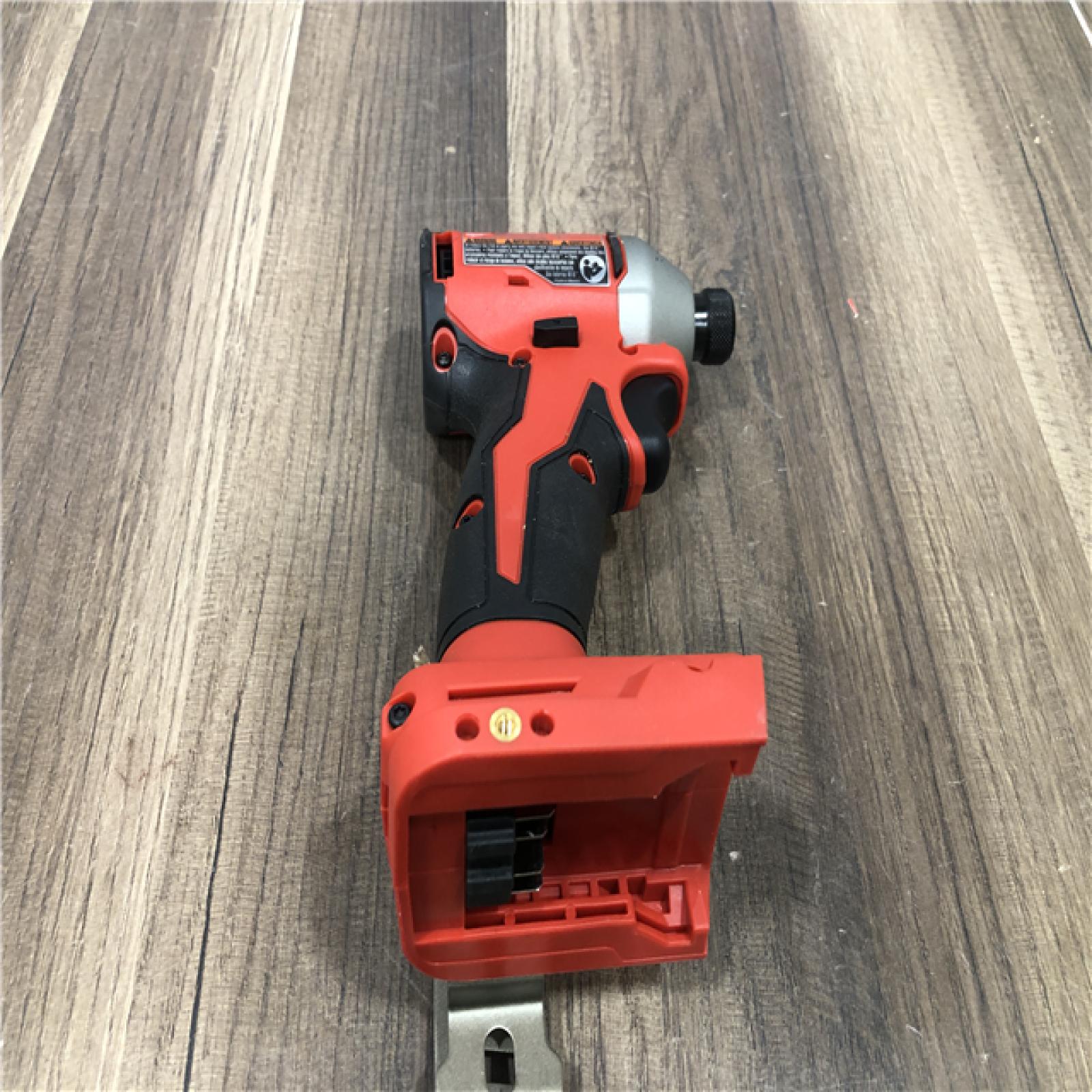 AS-IS Milwaukee 18V Lithium-Ion Brushless Cordless 1/4 in. Compact Impact Driver (Tool Only)