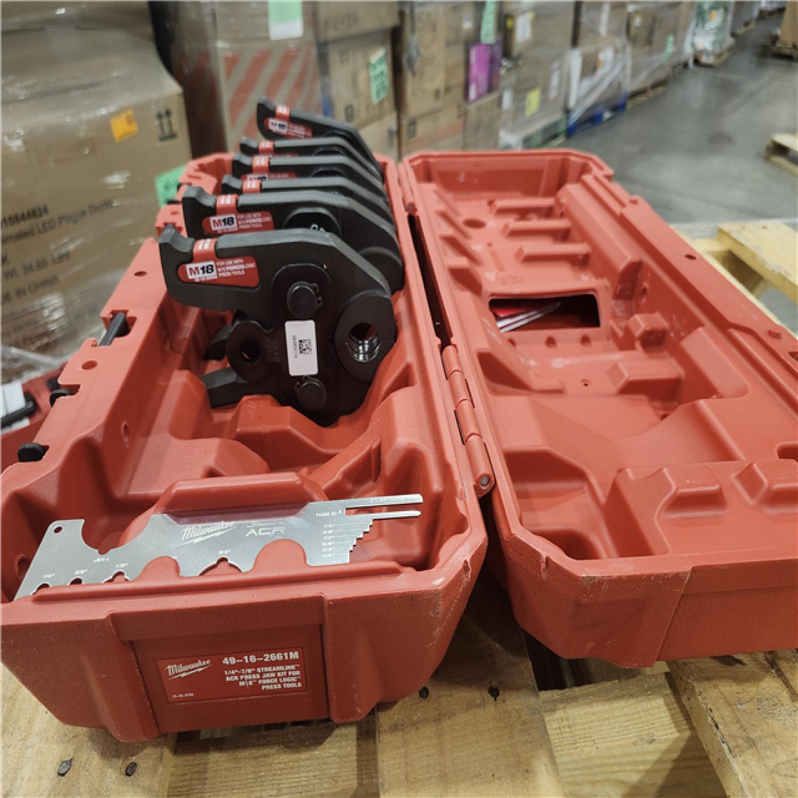 DALLAS LOCATION - M18 Press 1/4 in. - 7/8 in. Copper Press Tool Jaw Set for Streamline ACR Press Fittings (6-Jaws Included)