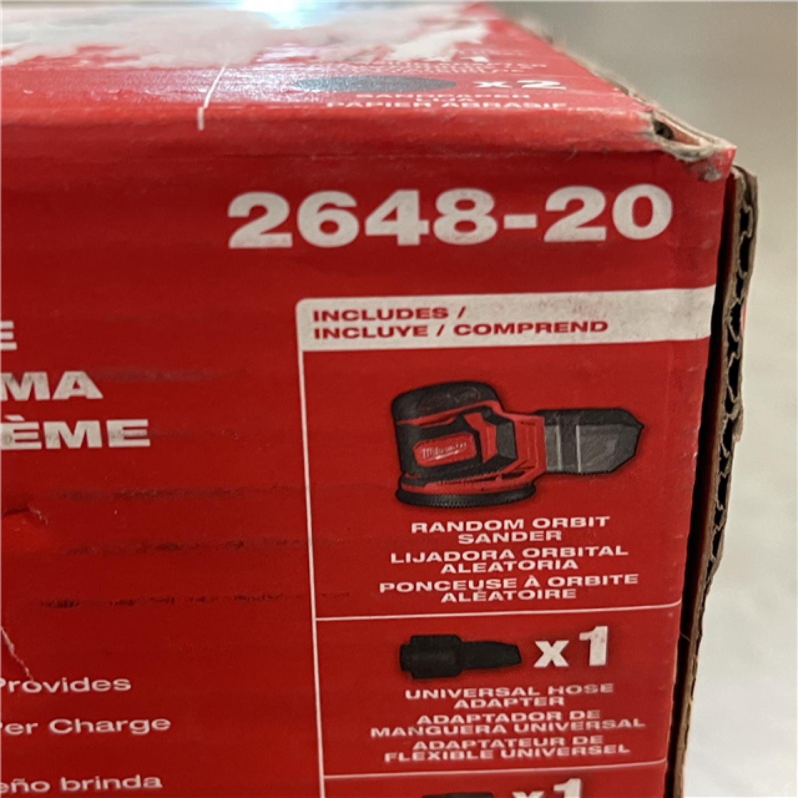 NEW! - Milwaukee M18 18V Lithium-Ion Cordless 5 in. Random Orbit Sander (Tool-Only)
