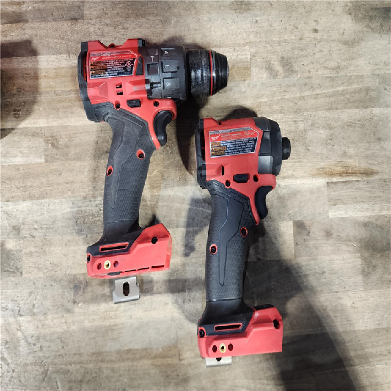 HOUSTON LOCATION - AS-IS MILWAUKEE FUEL 18V Lithium-Ion Brushless Cordless Hammer Drill and Impact Driver Combo Kit