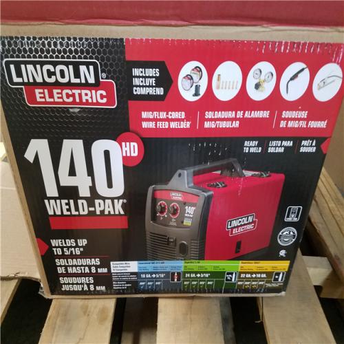 CALIFORNIA AS-IS LINCOLN ELECTRIC 140 WELD PAK
