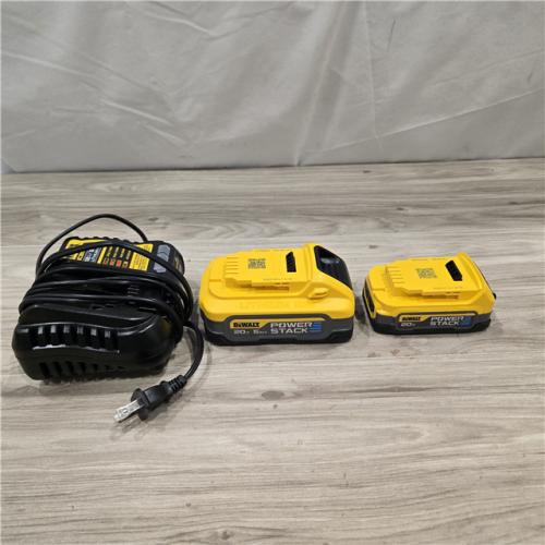 AS-IS Dewalt DCBP315-2C 20V MAX POWERSTACK Battery Starter Kit