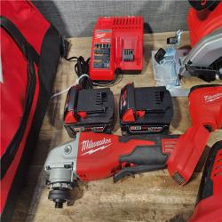 HOUSTON LOCATION - AS-IS Milwaukee 18-Volt Lithium-Ion Cordless (9-Tool) Combo Kit