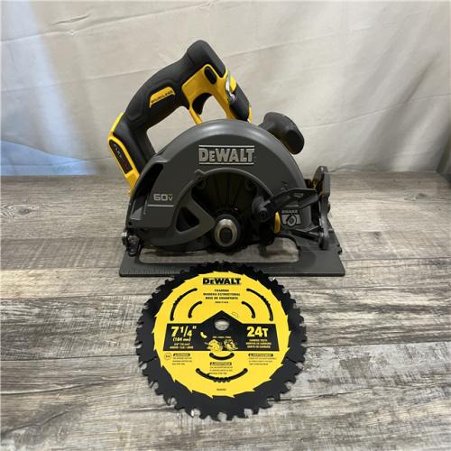 AS-IS DEWALT FLEXVOLT 60V MAX Cordless Brushless 7-1/4 in. Circular Saw with Brake (Tool Only)
