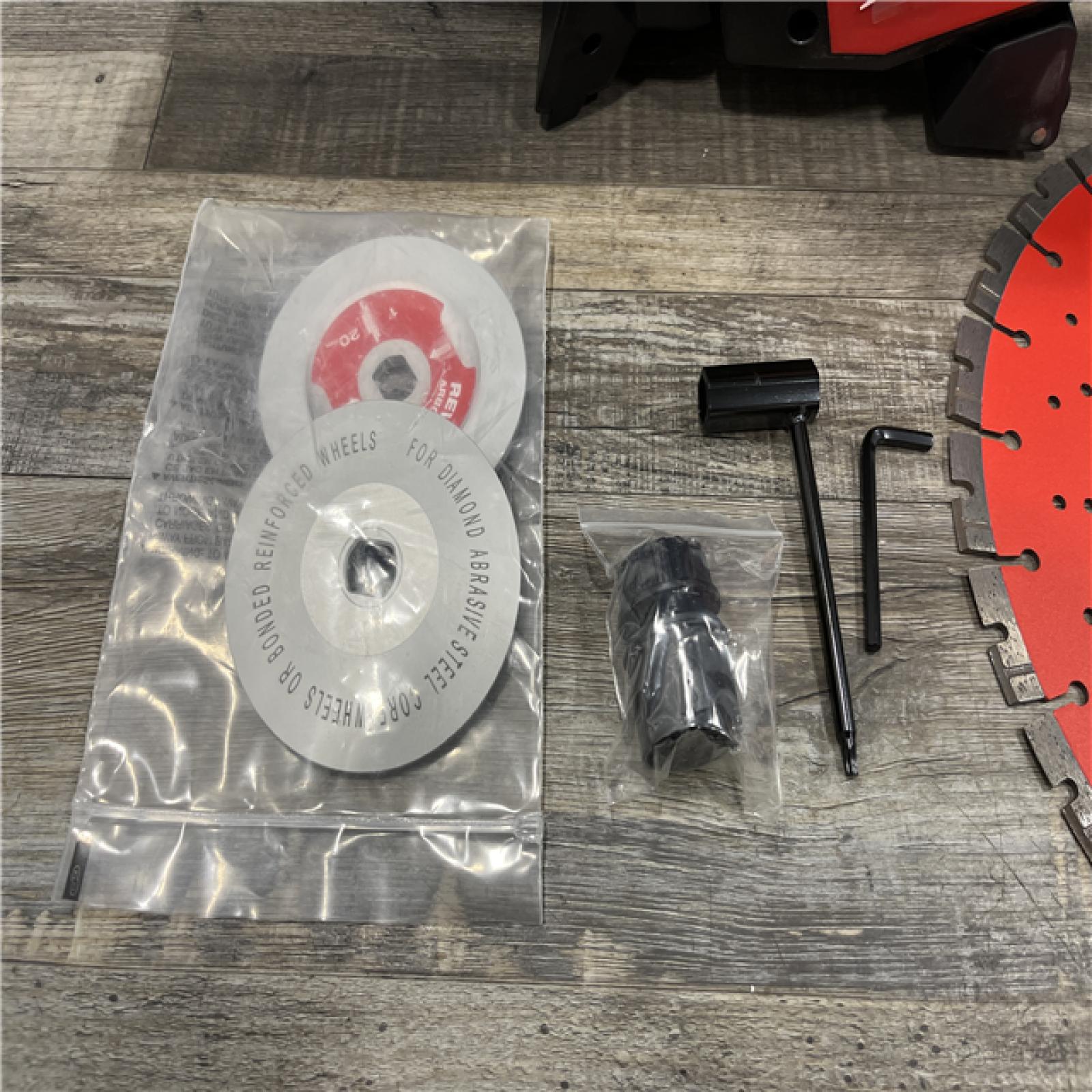 AS-IS Milwaukee MX FUEL Lithium-Ion 14 in. Cut-Off Saw with RAPIDSTOP Brake and Diamond Ultra Segmented Blade (Tool-Only)