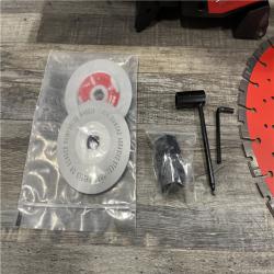 AS-IS Milwaukee MX FUEL Lithium-Ion 14 in. Cut-Off Saw with RAPIDSTOP Brake and Diamond Ultra Segmented Blade (Tool-Only)