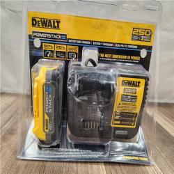 NEW- DEWALT 20V MAX Starter Kit with PowerStack Lithium-Ion Compact Battery and Charger