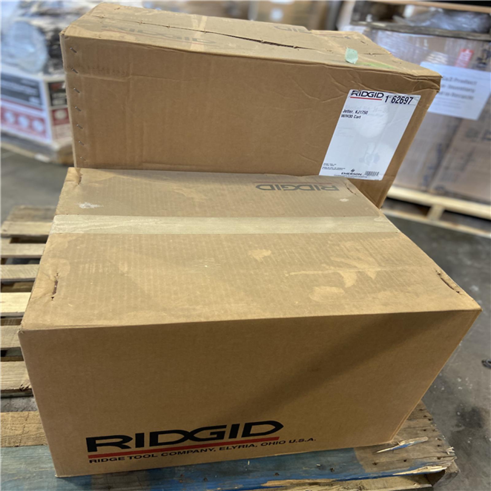 DALLAS LOCATION - Ridgid 62697 KJ-1750-C Water Jetter Drain Cleaner with Cart