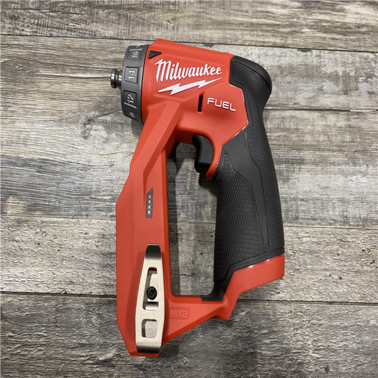 Milwaukee FUEL 12V Lithium-Ion Brushless Cordless 4-in-1 Installation 3/8 in. Drill Driver Kit