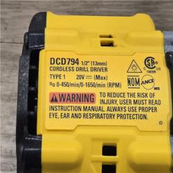 AS-IS DEWALT Atomic 20V Cordless Compact 1/2 in. Drill/Driver Kit