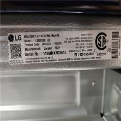 Phoenix LG 30 in. 6.3 cu. ft. 5 Burner Element Slide-In Electric Range in PrintProof Stainless Steel w/ Instaview  Air Fry  ProBake