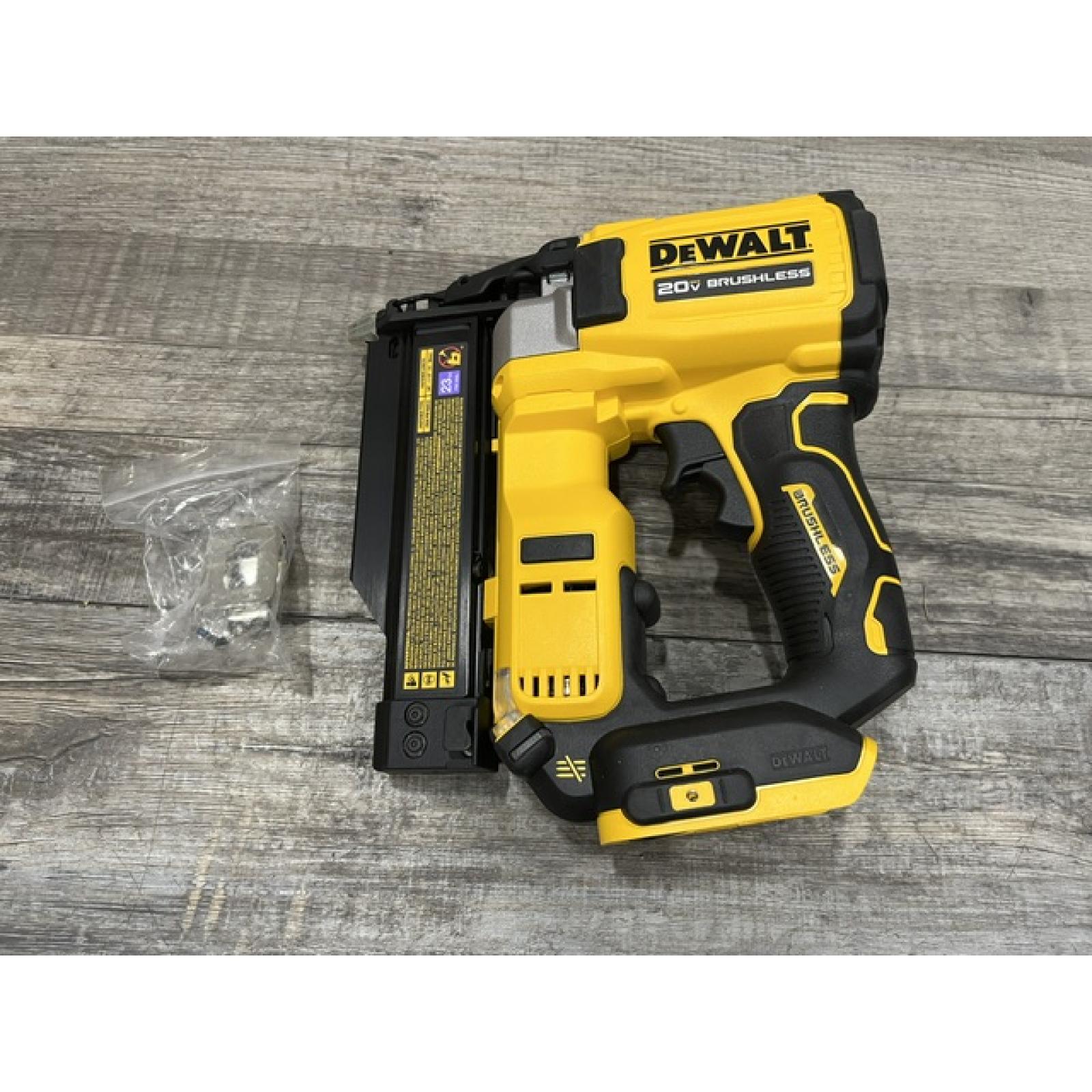 AS-IS DEWALT ATOMIC 20V MAX Lithium Ion Cordless 23 Gauge Pin Nailer (Tool Only)