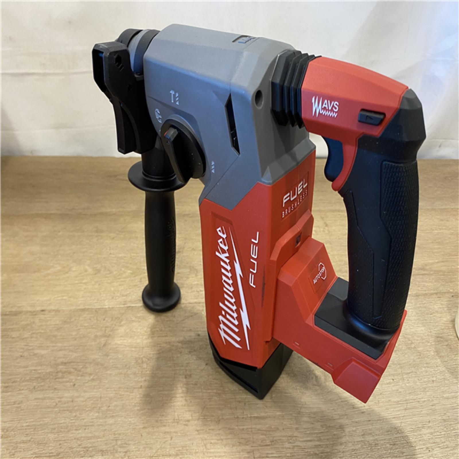AS-IS Milwaukee  FUEL 18V Lithium-Ion Brushless Cordless 1 in. SDS-Plus Rotary Hammer (Tool-Only)