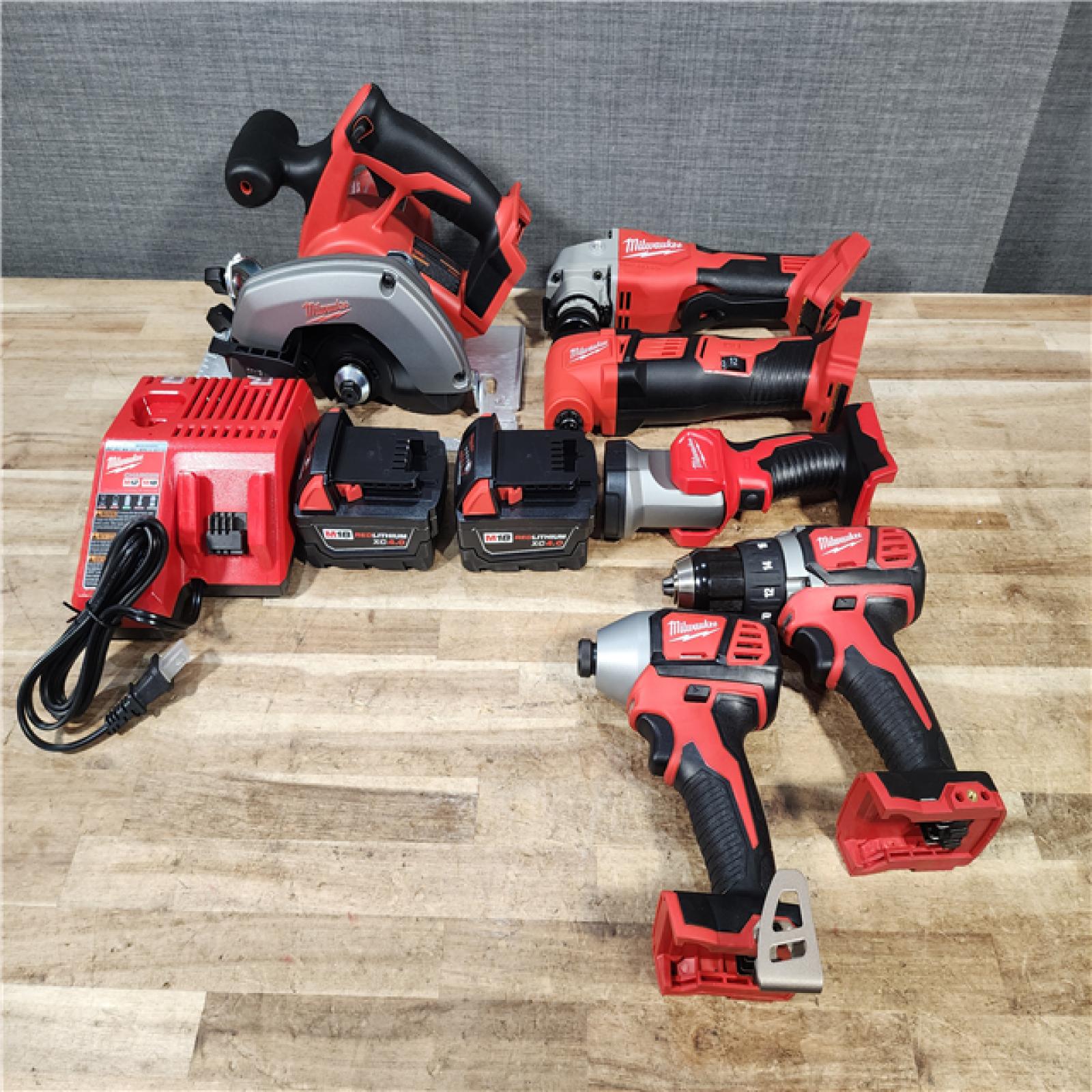 HOUSTON LOCATION - AS - IS Milwaukee 18-Volt Lithium-Ion Cordless (6-Tool) Combo Kit