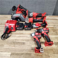 HOUSTON LOCATION - AS - IS Milwaukee 18-Volt Lithium-Ion Cordless (6-Tool) Combo Kit