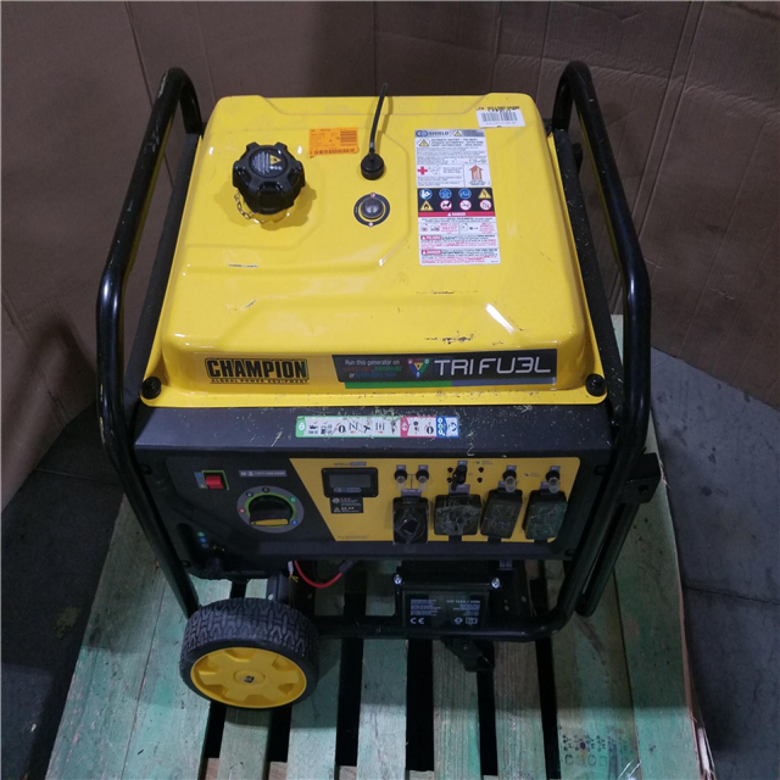 CALIFORNIA AS-IS CHAMPION TRI FUEL GENERATOR