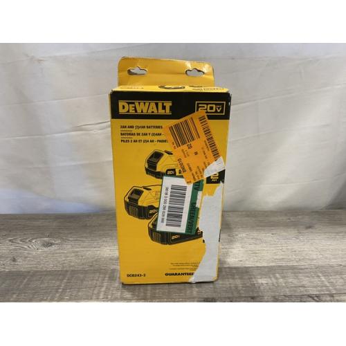 NEW - DEWALT 20V MAX Lithium-Ion 2.0 Ah and (2) 4.0 Ah Battery Packs (3-Pack)