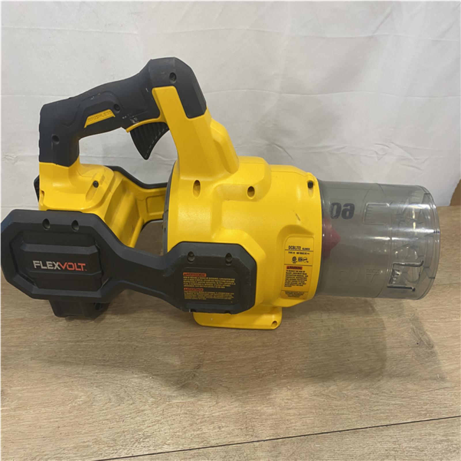 AS-IS DEWALT FLEXVOLT 60V MAX 125 MPH 600 CFM Brushless Cordless Battery Powered Blower (Tool Only)