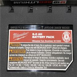 AS-IS Milwaukee 18-Volt Lithium-Ion High Output Battery Starter Kit with Two 6.0 Ah Battery and Charger