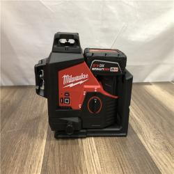 AS-IS Milwaukee 12-Volt Lithium-Ion Cordless Green 250 ft. 3-Plane Laser Level Kit