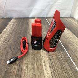 AS-IS Milwaukee Men's 2X-Large 12V Lithium-Ion Cordless TOUGHSHELL Red Heated Jacket with