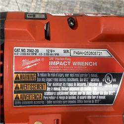 AS-IS Milwaukee  FUEL 12V Lithium-Ion Brushless Cordless Stubby 3/8 in. Impact Wrench (Tool-Only)