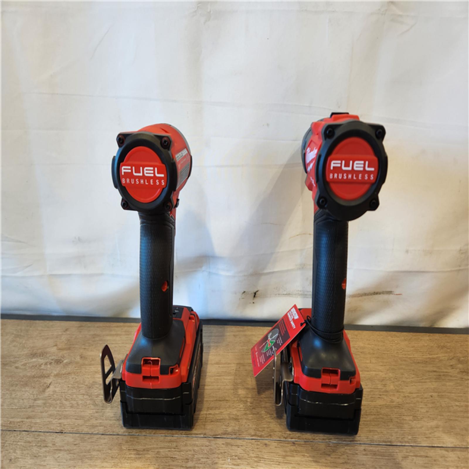 AS-IS- Milwaukee  FUEL 18V Lithium-Ion Brushless Cordless Hammer Drill and Impact Driver Combo Kit