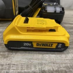 AS-IS DEWALT 20V MAX XR 16-Gauge Electric Cordless Angled Finishing Nailer Kit