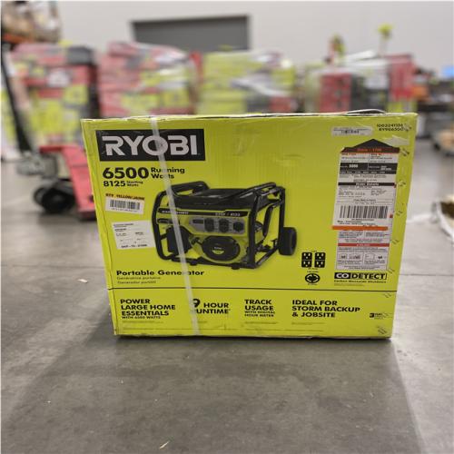 Dallas Location - NEW  RYOBI 8125/6500-Watt Gas Powered Portable Generator