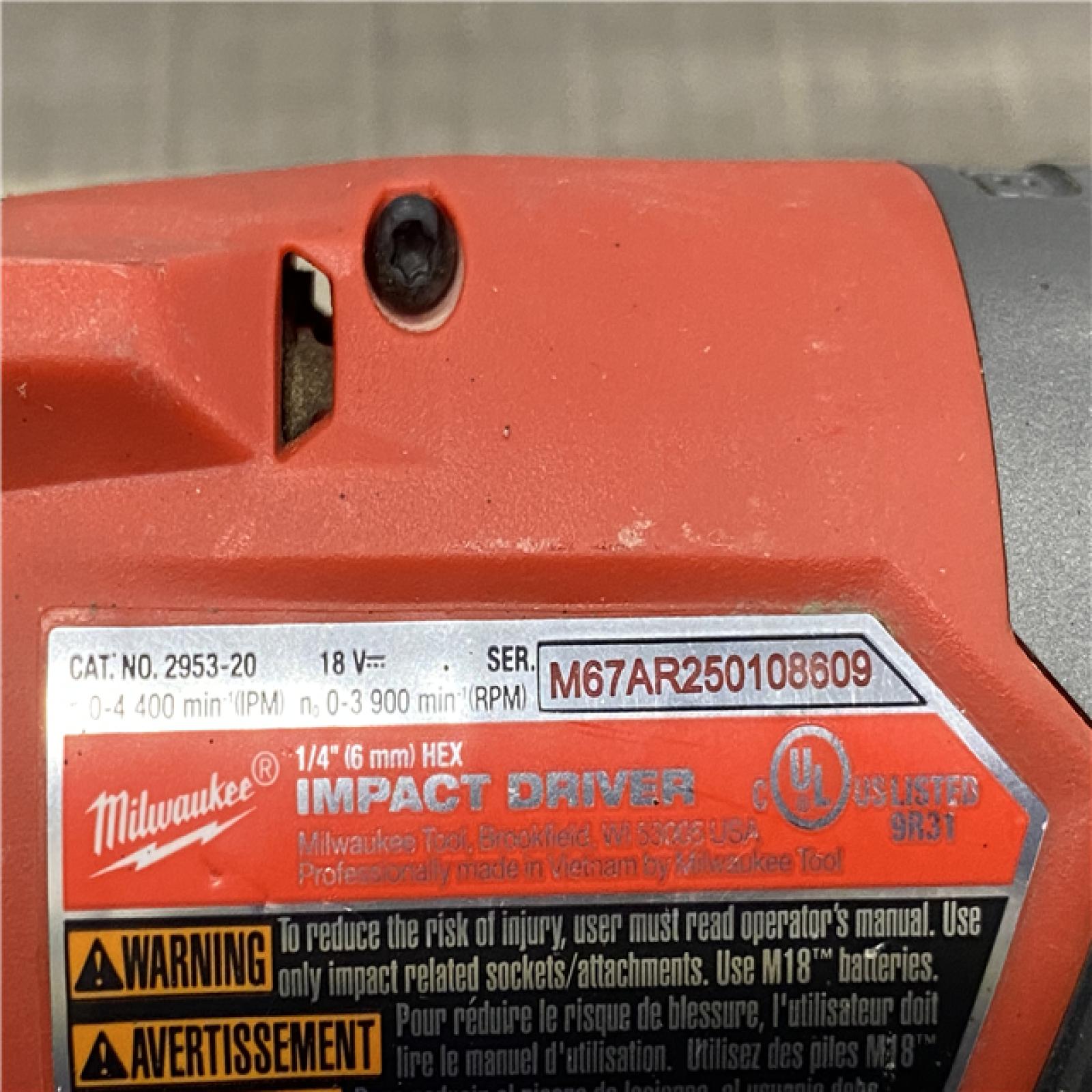 AS-IS Milwaukee FUEL 18V Lithium-Ion Brushless Cordless Hammer Drill and Impact Driver Combo Kit